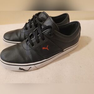 Puma Sneakers Casual Walking Shoes El Ace Boys Youth Size US 6 Athletics Black